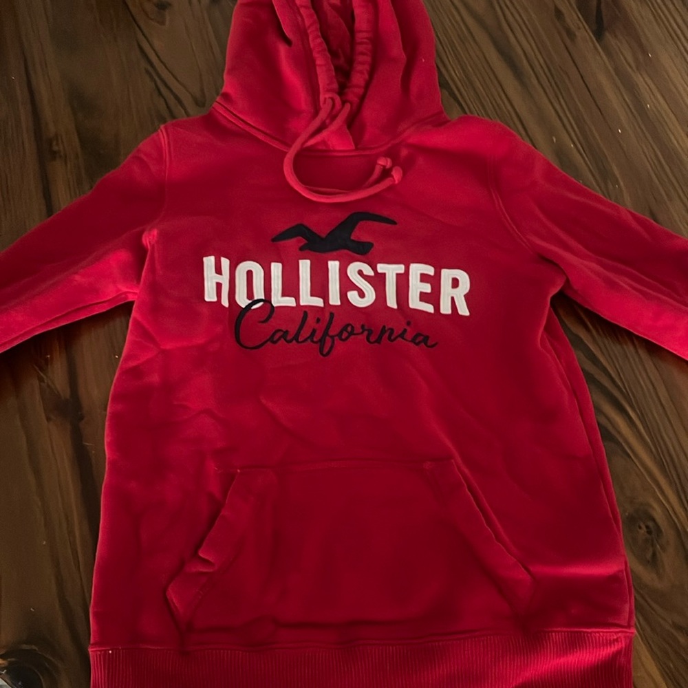 Red Hollister hoodie